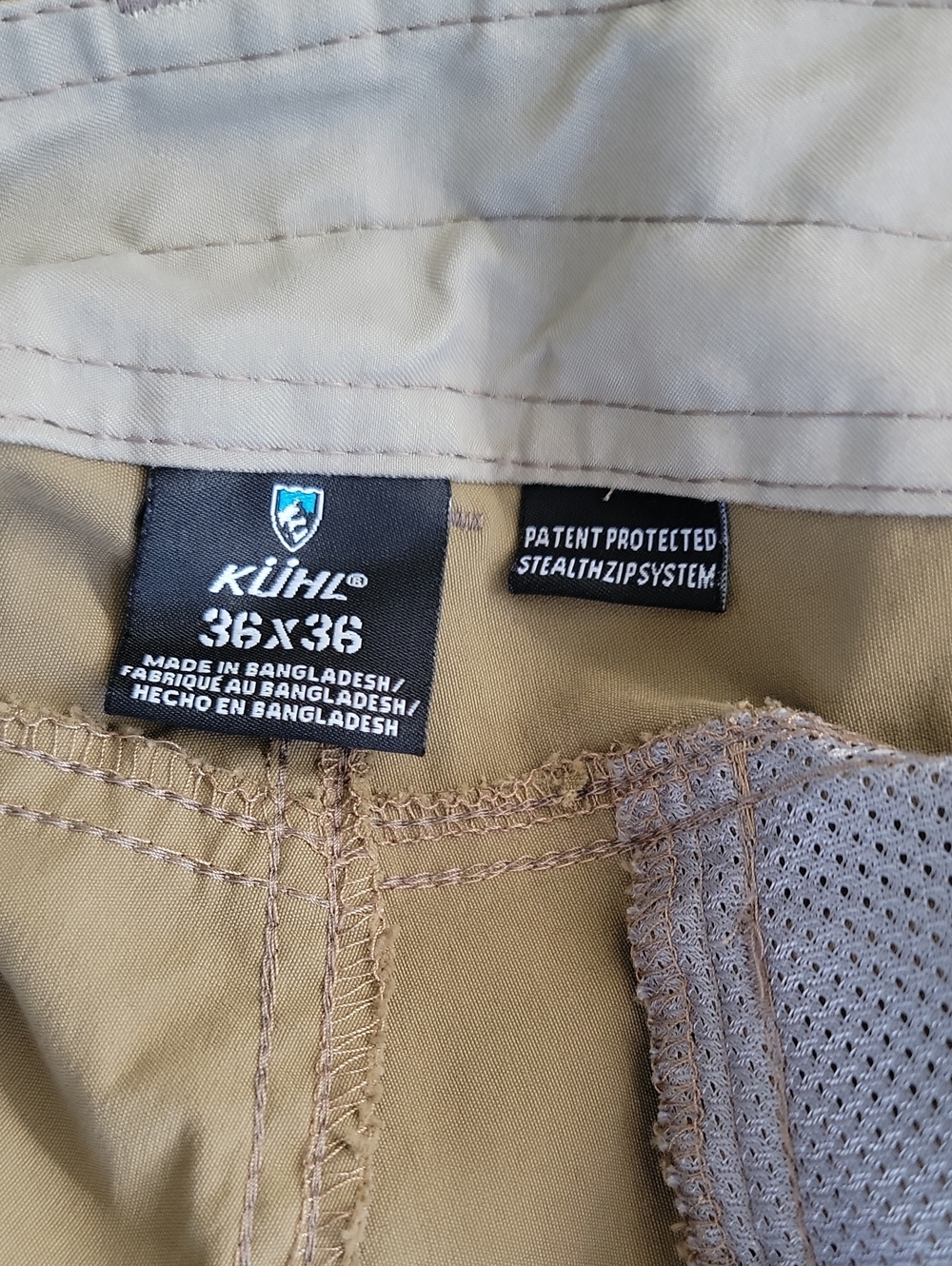 Kuhl Renegade Covertable Stealth Pants SHORTS ONLY Men's Cargo Shorts Sz 36 - Picture 11 of 12